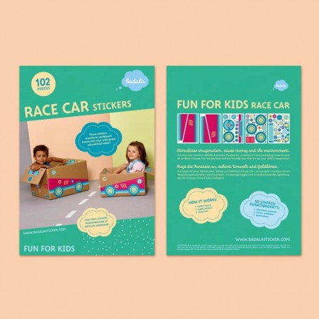 RACE CAR Sticker-Set