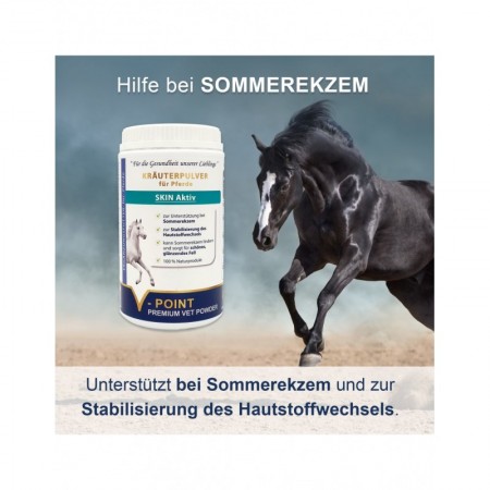 SKIN Aktiv – Premium Kräuterpulver für Pferde
