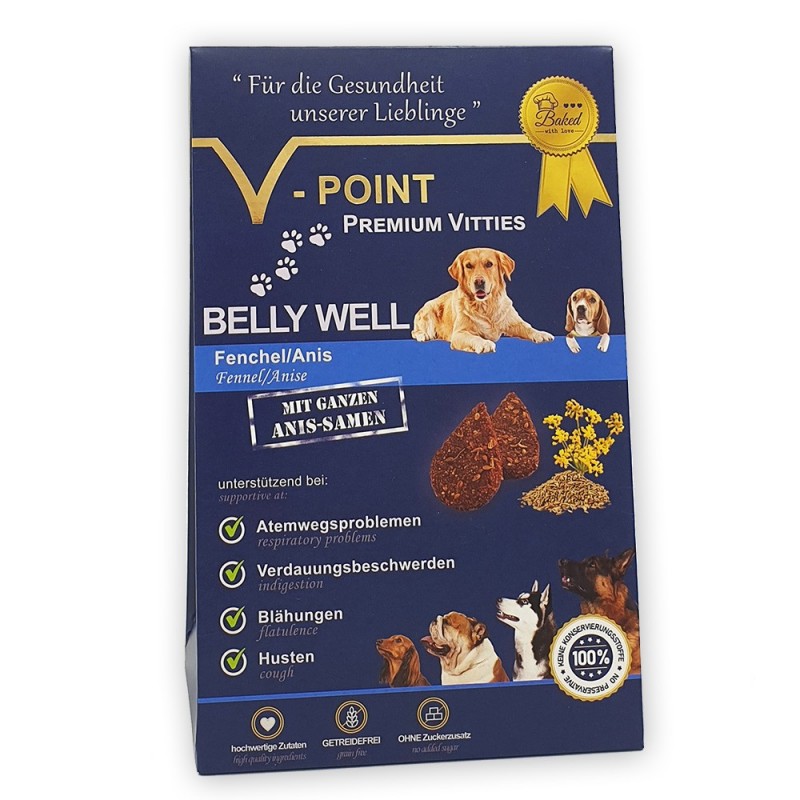 BELLY WELL – Fenchel/Anis – Premium Vitties für Hunde