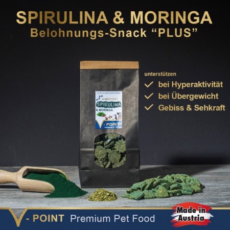 SPIRULINA & MORINGA – Premium Vitties für Hunde