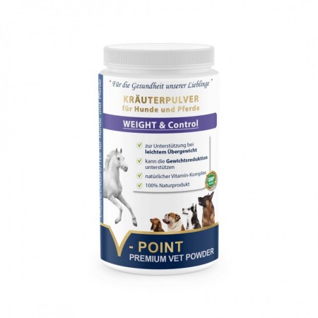 WEIGHT & Control – Premium Kräuterpulver für Hunde und Pferde