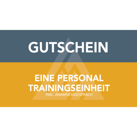 Gutschein Personal Training 1EH WTTW