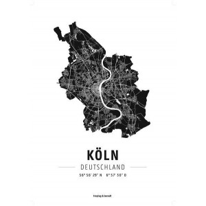Köln, Designposter, Hochglanz-Fotopapier