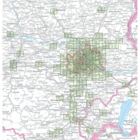 Wien Großraum Städteatlas 2020/21, Stadtplan 1:20.000