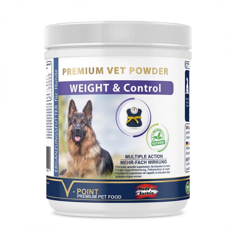 WEIGHT & Control – Premium Kräuterpulver für Hunde