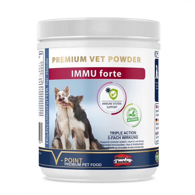 IMMU forte – Premium Kräuterpulver für Hunde