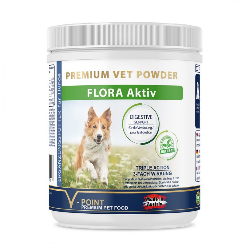FLORA Aktiv – Premium Kräuterpulver für Hunde